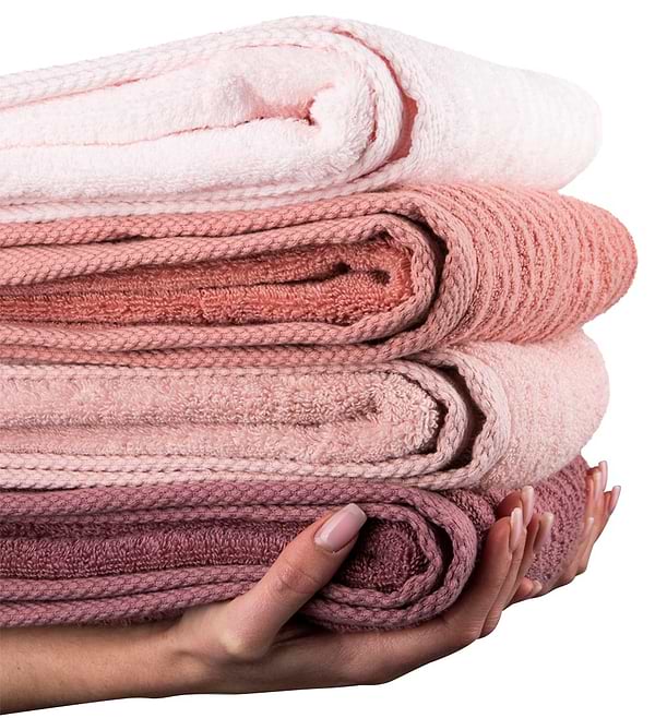 Фото - Полотенце банное GM Textile махровое Бабл Зеро Твист светло-бежевый 70х140