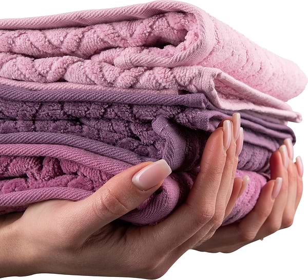 Фото - Полотенце для рук GM Textile махровое жаккардовое велюр темно-фиолетовый 40х70