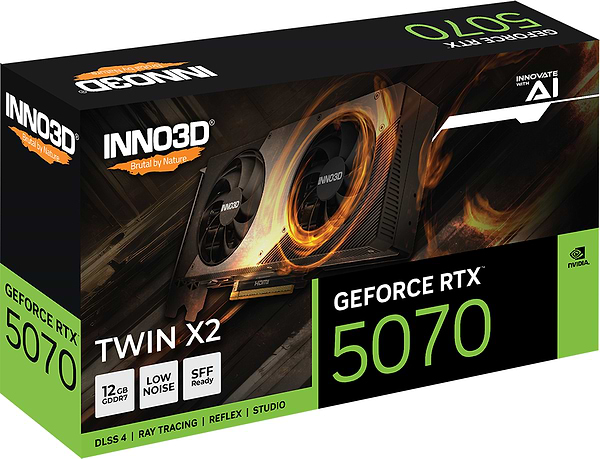 Фото - Відеокарта Inno3D NVIDIA GEFORCE RTX 5070 12 2GB (N50702-12D7-195064N)
