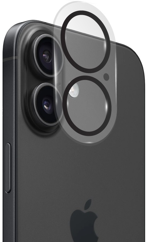 Захисне скло для смартфону Intaleo Camera Lens for Apple Iphone 16 / 16 Plus Black (1283126596728)