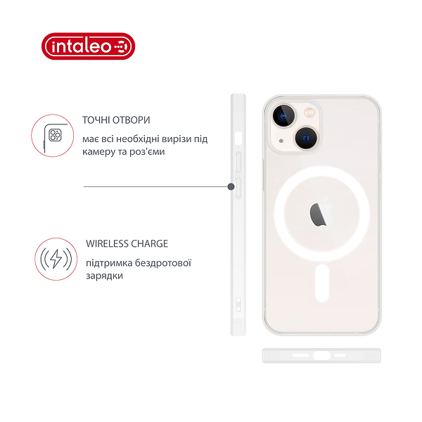 Фото - Чохол для смартфону Intaleo CLEAR for Apple iPhone 13 MagSafe with Box (1283126609626)