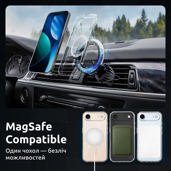 Фото - Чехол для смартфона Intaleo CLEAR for Apple iPhone 17 Air MagSafe with Box (1283126626814)