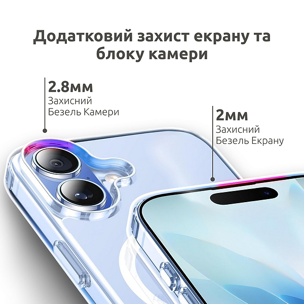 Фото - Чохол для смартфону Intaleo CLEAR for Apple iPhone 17 MagSafe with Box (1283126626807)