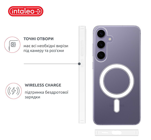 Фото - Чехол для смартфона Intaleo CLEAR for Samsung Galaxy S24 MagSafe (1283126590610)