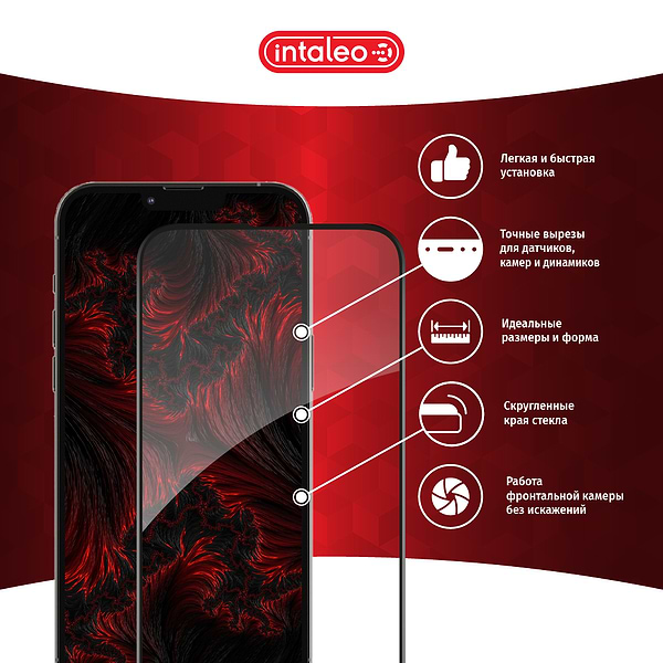 Фото - Защитное стекло для смартфона Intaleo Full Glue for Apple iPhone 13 Pro Max (1283126514999)