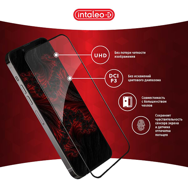Фото - Захисне скло для смартфону Intaleo Full Glue for Apple iPhone 13 Pro (1283126514982)