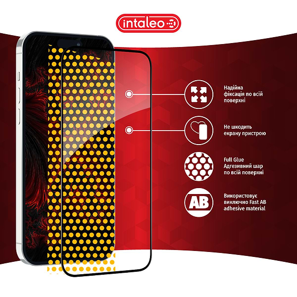 Фото - Захисне скло для смартфону Intaleo Full Glue for Apple iPhone 15 Plus (1283126575334)