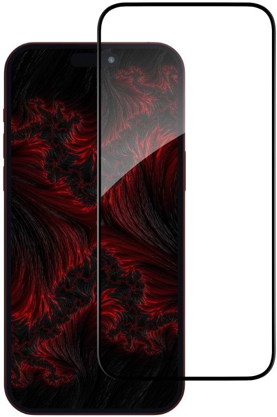 Защитное стекло для смартфона Intaleo 9H 3D for Apple iPhone 15 Pro Black (1283126577338)
