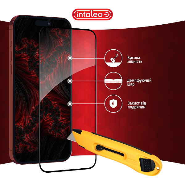 Фото - Защитное стекло для смартфона Intaleo Full Glue for Apple iPhone 15 Pro (1283126575440)