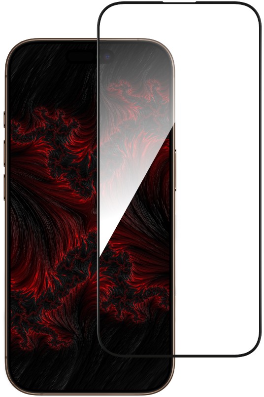 Захисне скло для смартфону Intaleo Privacy for Apple iPhone 16 Pro / 17 Black (1283126607028)