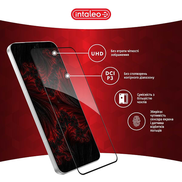 Фото - Захисне скло для смартфону Intaleo Full Glue ESD for Xiaomi POCO F7 Black (1283126624001)
