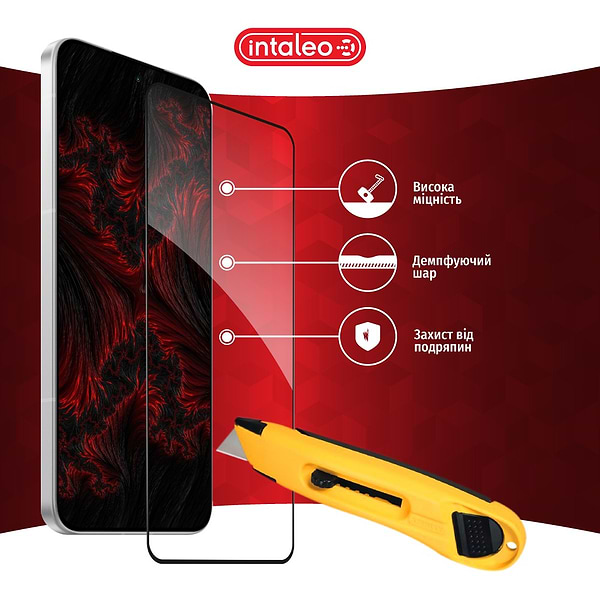 Фото - Захисне скло для смартфону Intaleo Full Glue ESD for Xiaomi POCO F7 Black (1283126624001)