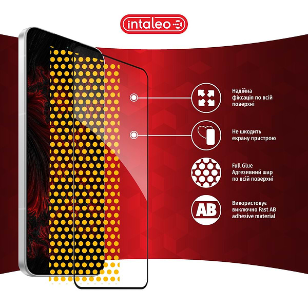 Фото - Захисне скло для смартфону Intaleo Full Glue ESD for Xiaomi POCO F7 Black (1283126624001)