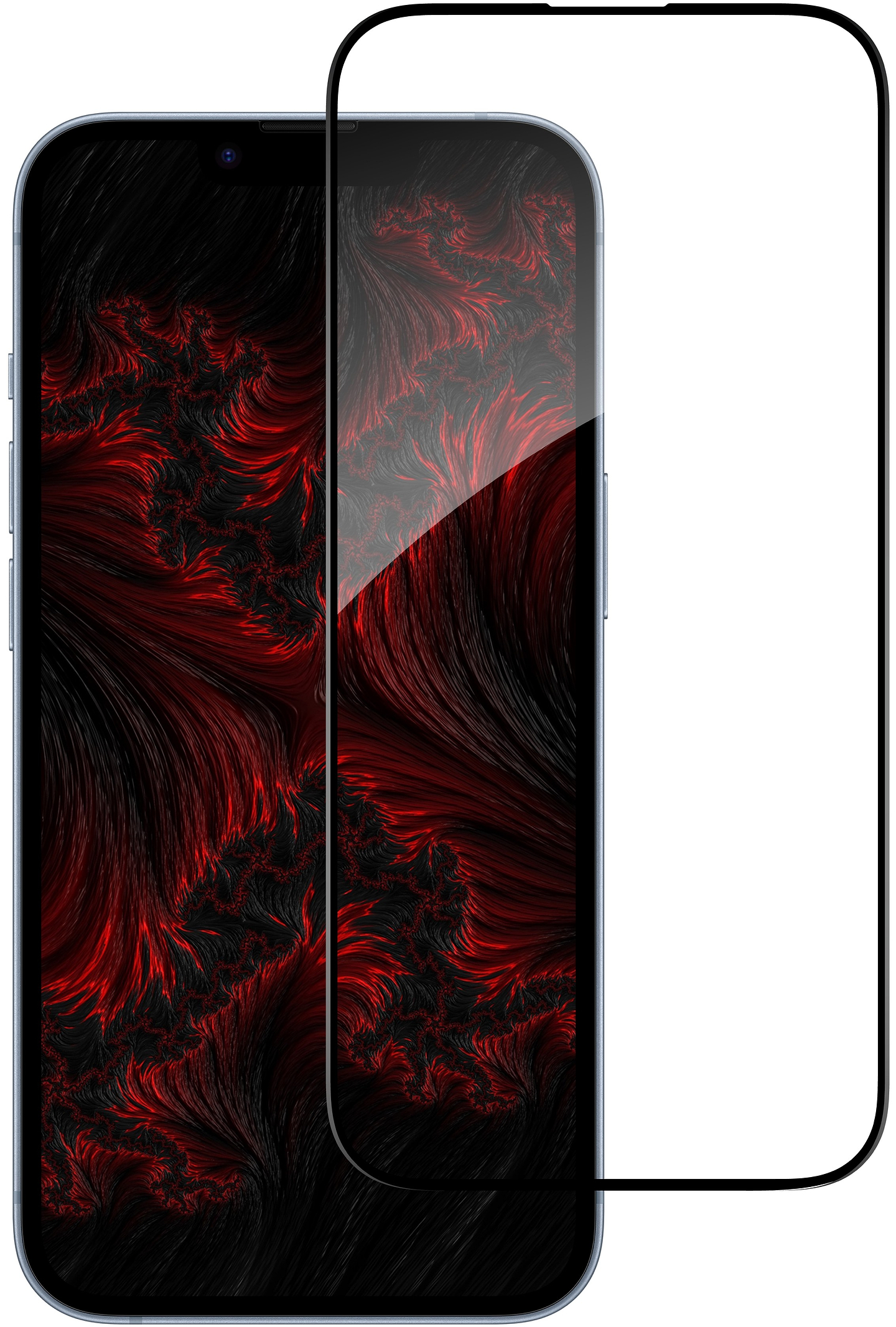 Захисне скло для смартфону Intaleo 3D 9H for Apple iPhone 17e / 13 / 13 Pro / 14 / 16e Black (1283126636967)