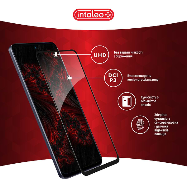 Фото - Захисне скло для смартфону Intaleo Full Glue for Infinix Hot 30 Play (1283126589560)