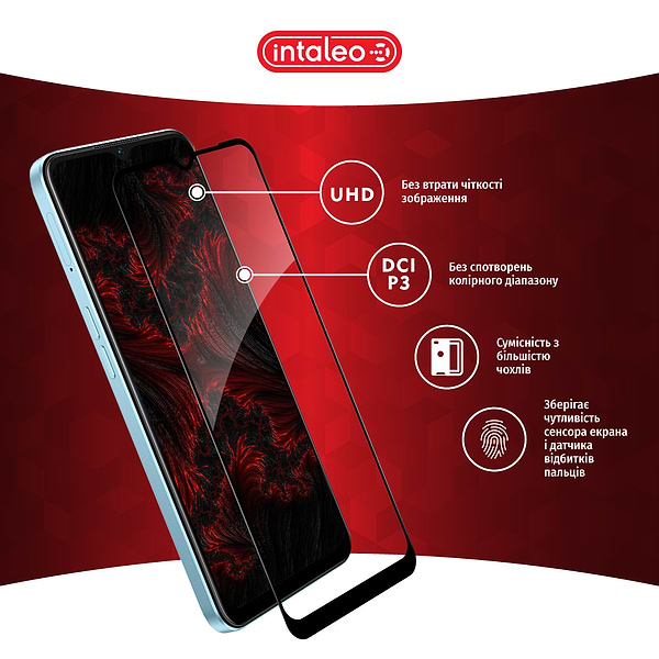 Фото - Захисне скло для смартфону Intaleo Full Glue for Oppo A57S (1283126576737)