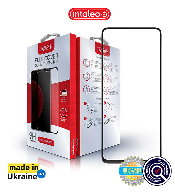 Фото - Захисне скло для смартфону Intaleo Full Glue for Oppo A76 4G Black (1283126528880)