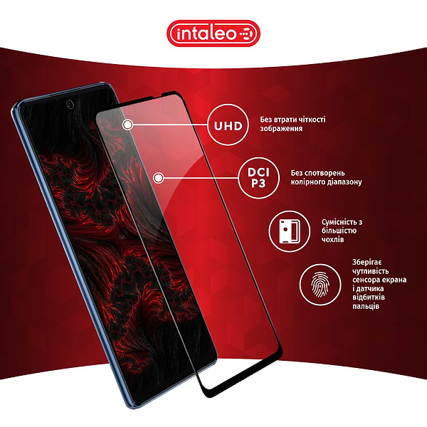 Фото - Защитное стекло для смартфона Intaleo Full Glue for RealMe C35 (1283126531316)