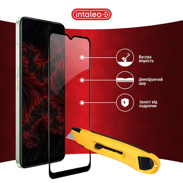 Фото - Защитное стекло для смартфона Intaleo Full Glue for RealMe C35 (1283126531316)
