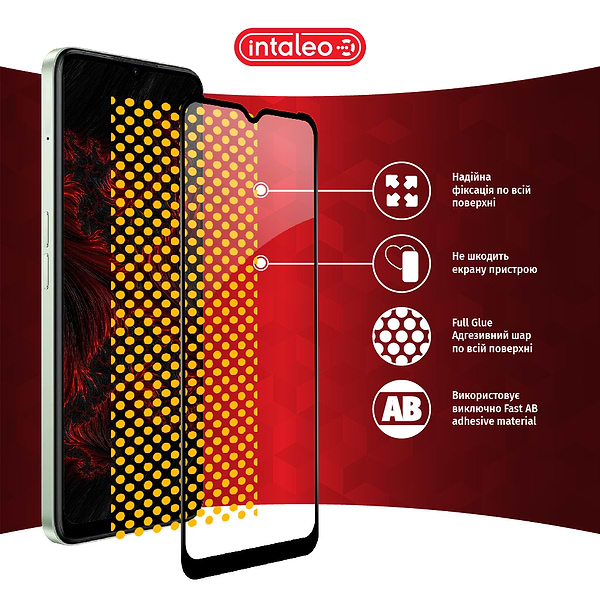 Фото - Защитное стекло для смартфона Intaleo Full Glue for RealMe C35 (1283126531316)