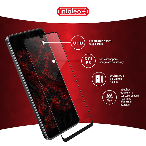 Фото - Защитное стекло для смартфона Intaleo Full Glue for RealMe C53 (1283126577833)