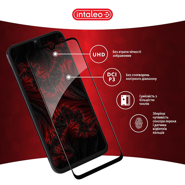 Фото - Захисне скло для смартфону Intaleo Full Glue for Samsung A05 (1283126578328)