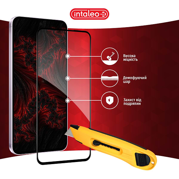 Фото - Захисне скло для смартфону Intaleo Full Glue for Samsung A36 Black (1283126608124)