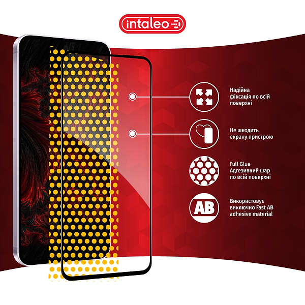 Фото - Захисне скло для смартфону Intaleo Full Glue for Samsung A36 Black (1283126608124)