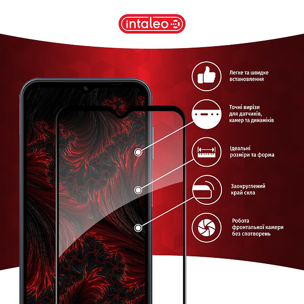 Фото - Захисне скло для смартфону Intaleo Full Glue for Samsung M14 (1283126579912)