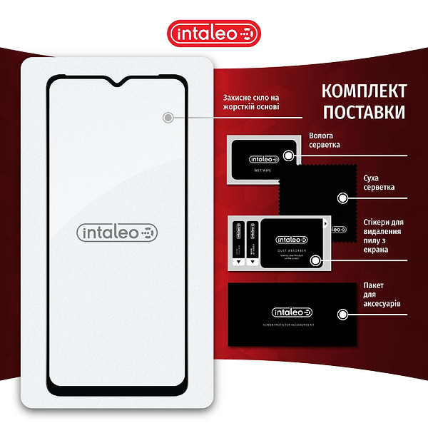 Фото - Захисне скло для смартфону Intaleo Full Glue for Tecno Spark 10C (1283126564918)