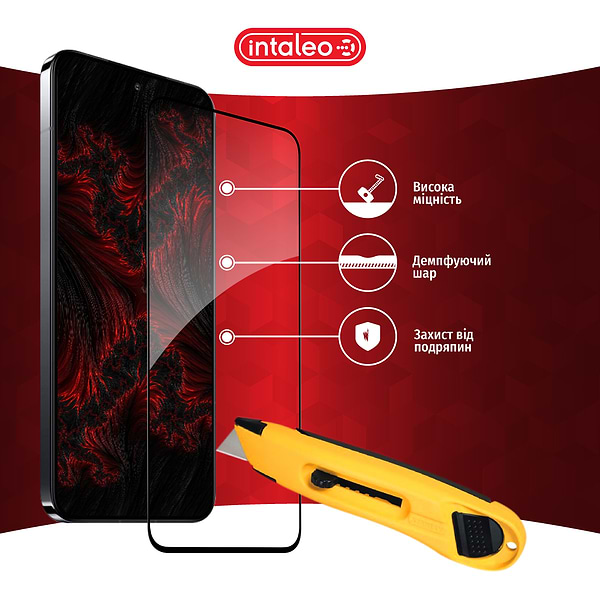 Фото - Захисне скло для смартфону Intaleo Full Glue for Realme GT2 Pro Black (1283126542794)