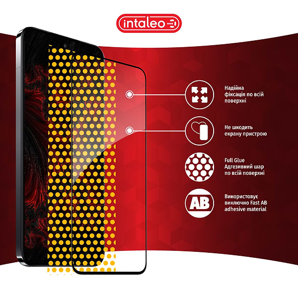 Фото - Захисне скло для смартфону Intaleo Full Glue for Realme GT2 Pro Black (1283126542794)
