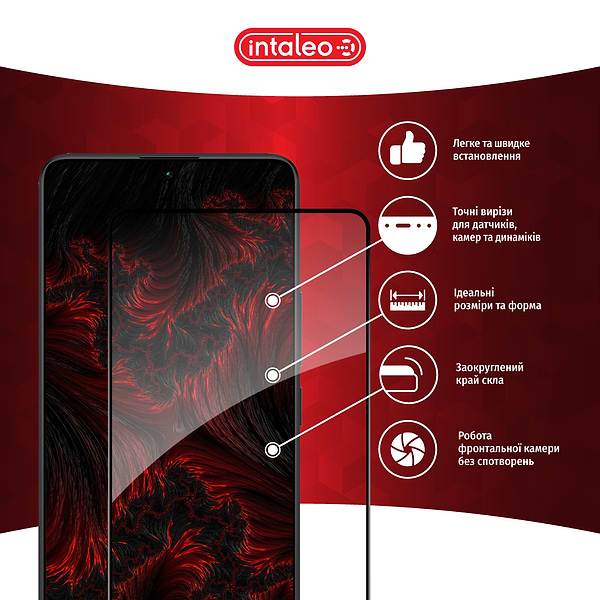 Фото - Захисне скло для смартфону Intaleo Full Glue for Xiaomi Redmi Note 13 5G (1283126583902)