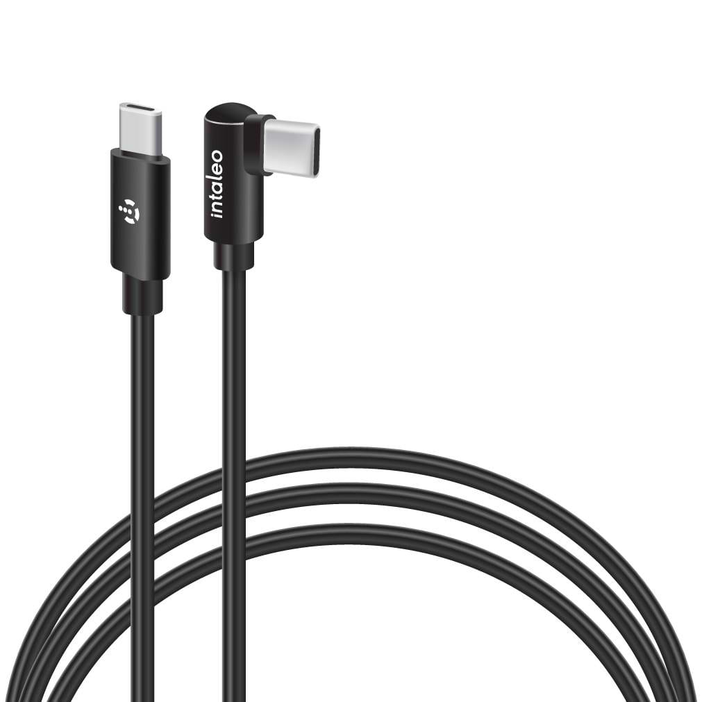 Кабель Intaleo SilkLink Arc 60W Type-C to Type-C 1,2m Black (1283126623820)