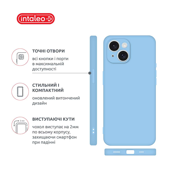 Фото - Чохол для смартфону Intaleo SoftShell for Apple iPhone 15 Plus (1283126585272)