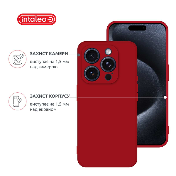 Фото - Чохол для смартфону Intaleo SoftShell for Apple iPhone 15 Pro (1283126585340)