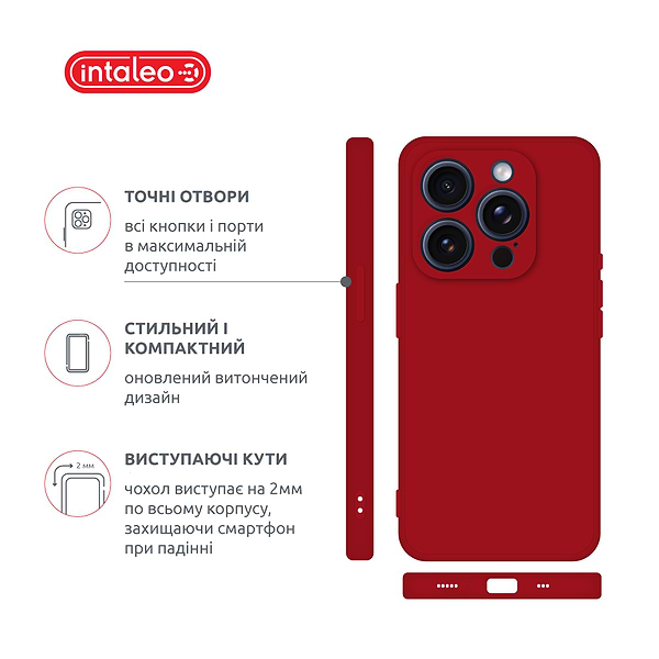 Фото - Чохол для смартфону Intaleo SoftShell for Apple iPhone 15 Pro (1283126585340)