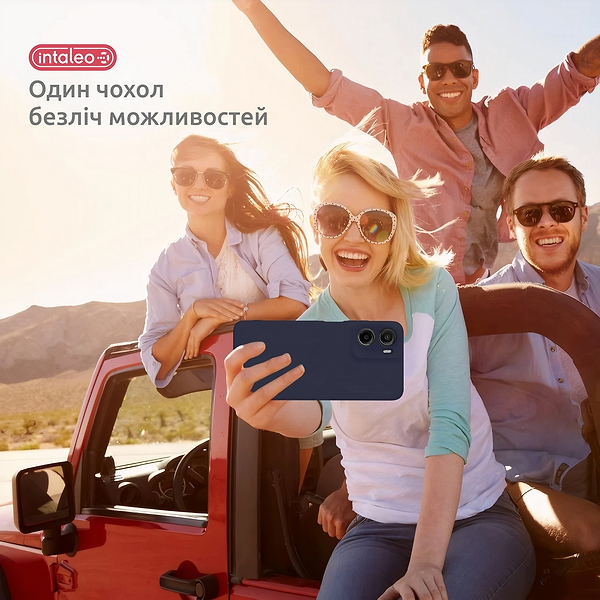 Фото - Чехол для смартфона Intaleo SoftShell for Motorola Moto G05 Blue (1283126632280)