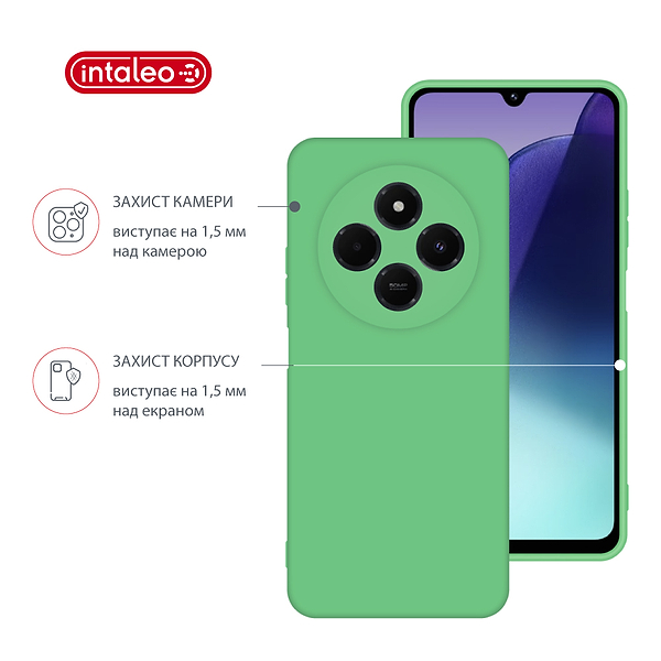 Фото - Чохол для смартфону Intaleo SoftShell for Xiaomi Redmi 14C Mint (1283126606793)