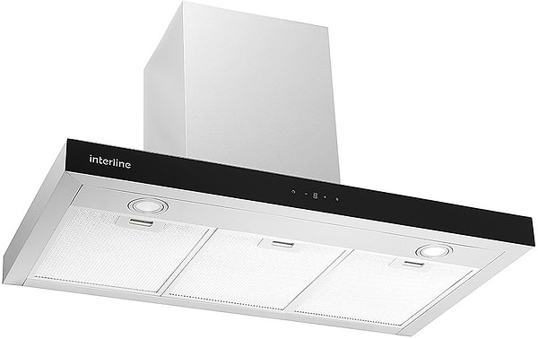 Фото - Уценка - Вытяжка декоративная Interline CUBA X/BL 90 TB/2/T
