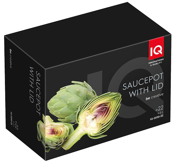 Фото - Кастрюля IQ Creative 22 см (IQ-2050-22)