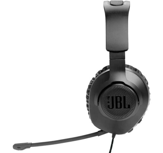 Фото - Уценка - Гарнитура проводная игровая JBL Quantum 100X Console Black (JBLQ100XBLKGRN)