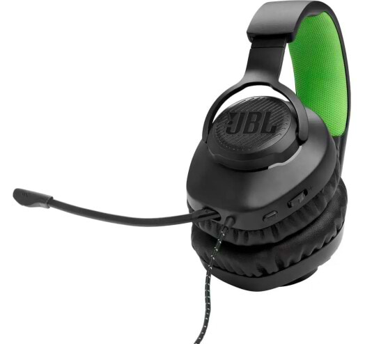 Фото - Уценка - Гарнитура проводная игровая JBL Quantum 100X Console Black (JBLQ100XBLKGRN)