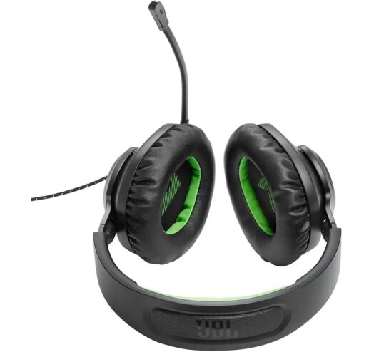 Фото - Уценка - Гарнитура проводная игровая JBL Quantum 100X Console Black (JBLQ100XBLKGRN)