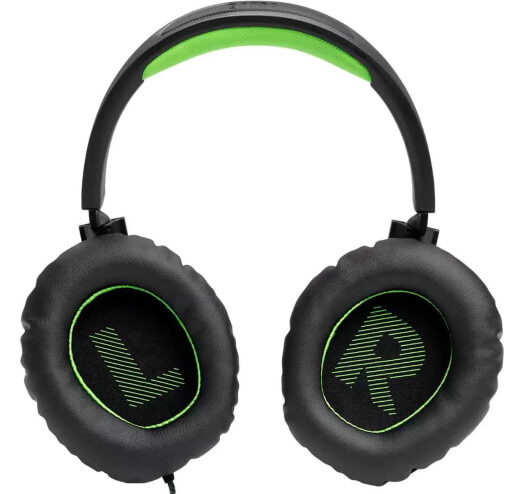 Фото - Уценка - Гарнитура проводная игровая JBL Quantum 100X Console Black (JBLQ100XBLKGRN)