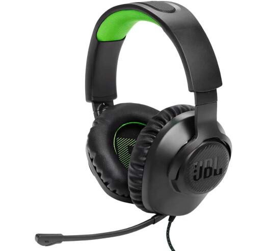 Гарнітура дротова ігрова JBL Quantum 100X Console Black (JBLQ100XBLKGRN) - Фото 1