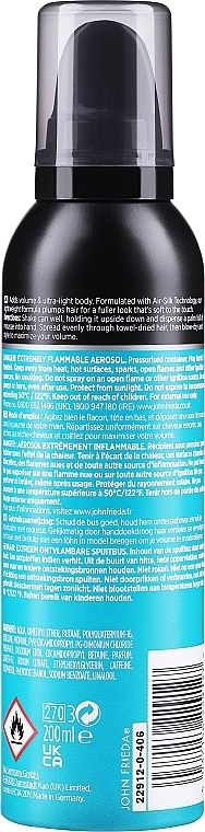 Фото - Мус для укладки волосся John Frieda Perfectly Full (Volume Lift) (5037156229127)