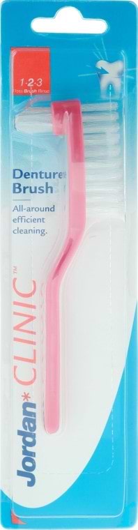 Зубна щітка Jordan для протезов и орто апаратов Clinic Jordan Denture Brush (3902100) - Фото 1