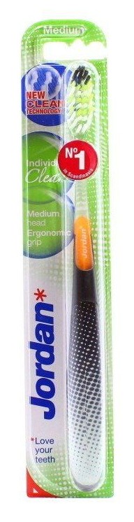Фото - Зубна щітка Jordan Individual Clean Средняя (6550391)