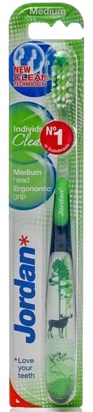 Фото - Зубна щітка Jordan Individual Clean Средняя (6550391) Фото - Зубна щітка Jordan Individual Clean Средняя (6550391)